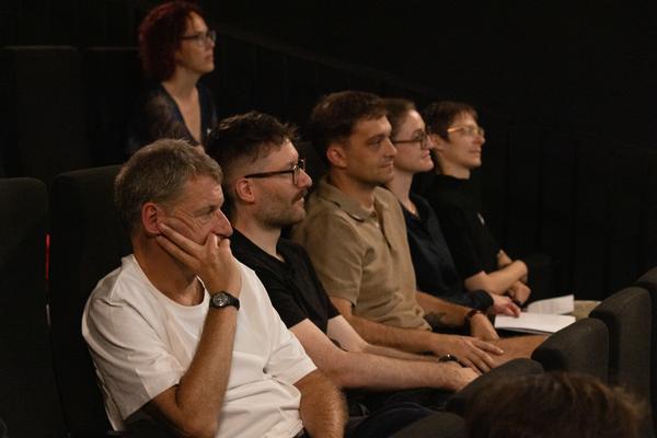 &quot;the set, the double, the stand-in, the prop&quot; - Jann Haworth im Gespräch mit Jo Applin (Österr. Ludwig-Stiftung @ mumok, 4.9.2025) Foto: eSeL.at - Lorenz Seidler