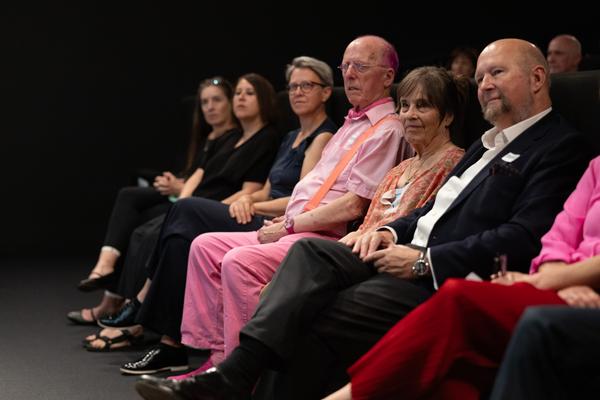 &quot;the set, the double, the stand-in, the prop&quot; - Jann Haworth im Gespräch mit Jo Applin (Österr. Ludwig-Stiftung @ mumok, 4.9.2025) Foto: eSeL.at - Lorenz Seidler