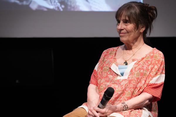 &quot;the set, the double, the stand-in, the prop&quot; - Jann Haworth im Gespräch mit Jo Applin (Österr. Ludwig-Stiftung @ mumok, 4.9.2025) Foto: eSeL.at - Lorenz Seidler