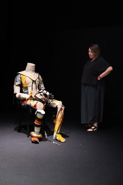 "the set, the double, the stand-in, the prop" - Jann Haworth im Gespräch mit Jo Applin (Österr. Ludwig-Stiftung @ mumok, 4.9.2025) Foto: eSeL.at - Lorenz Seidler