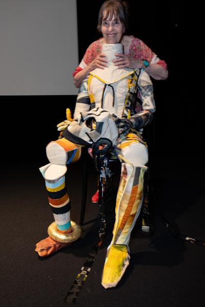 "the set, the double, the stand-in, the prop" - Jann Haworth im Gespräch mit Jo Applin (Österr. Ludwig-Stiftung @ mumok, 4.9.2025) Foto: eSeL.at - Lorenz Seidler
