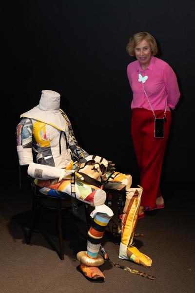 "the set, the double, the stand-in, the prop" - Jann Haworth im Gespräch mit Jo Applin (Österr. Ludwig-Stiftung @ mumok, 4.9.2025) Foto: eSeL.at - Lorenz Seidler