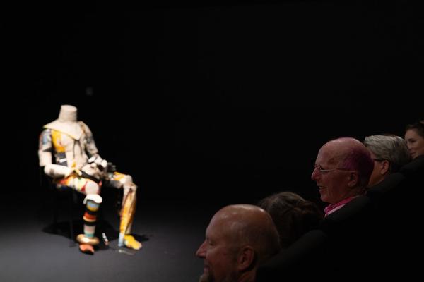 "the set, the double, the stand-in, the prop" - Jann Haworth im Gespräch mit Jo Applin (Österr. Ludwig-Stiftung @ mumok, 4.9.2025) Foto: eSeL.at - Lorenz Seidler