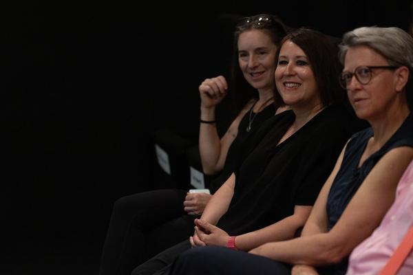 "the set, the double, the stand-in, the prop" - Jann Haworth im Gespräch mit Jo Applin (Österr. Ludwig-Stiftung @ mumok, 4.9.2025) Foto: eSeL.at - Lorenz Seidler
