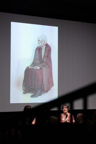 "the set, the double, the stand-in, the prop" - Jann Haworth im Gespräch mit Jo Applin (Österr. Ludwig-Stiftung @ mumok, 4.9.2025) Foto: eSeL.at - Lorenz Seidler