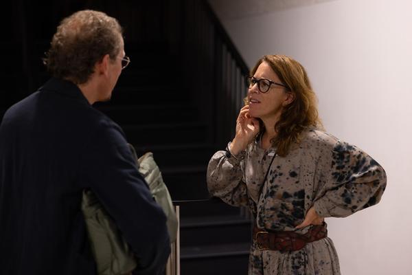 "the set, the double, the stand-in, the prop" - Jann Haworth im Gespräch mit Jo Applin (Österr. Ludwig-Stiftung @ mumok, 4.9.2025) Foto: eSeL.at - Lorenz Seidler