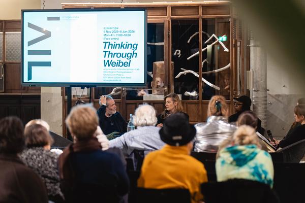 Talking through Weibel – Führung, Keynote &amp; Discussion (Angewandte Interdisciplinary Lab, 14.11.2025) Foto: eSeL.at - Robert Puteanu