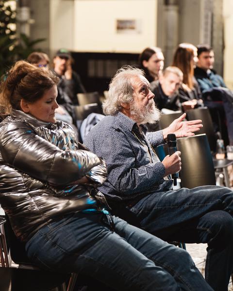 Talking through Weibel – Führung, Keynote &amp; Discussion (Angewandte Interdisciplinary Lab, 14.11.2025) Foto: eSeL.at - Robert Puteanu