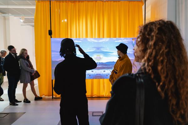 Talking through Weibel – Führung, Keynote &amp; Discussion (Angewandte Interdisciplinary Lab, 14.11.2025) Foto: eSeL.at - Robert Puteanu