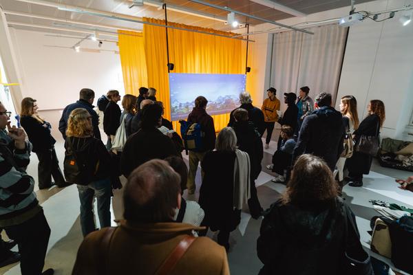 Talking through Weibel – Führung, Keynote &amp; Discussion (Angewandte Interdisciplinary Lab, 14.11.2025) Foto: eSeL.at - Robert Puteanu