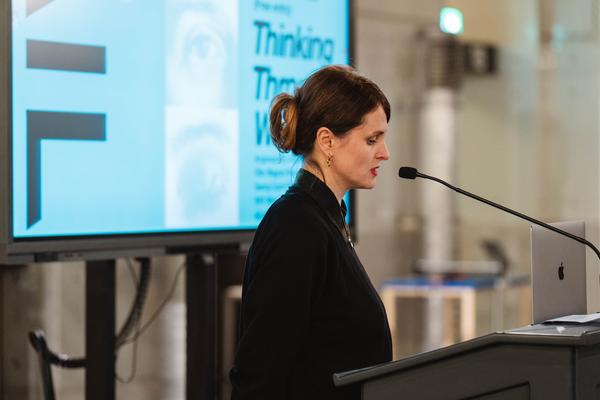 Talking through Weibel – Führung, Keynote &amp; Discussion (Angewandte Interdisciplinary Lab, 14.11.2025) Foto: eSeL.at - Robert Puteanu