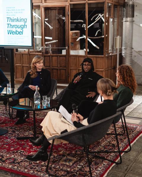 Talking through Weibel – Führung, Keynote &amp; Discussion (Angewandte Interdisciplinary Lab, 14.11.2025) Foto: eSeL.at - Robert Puteanu