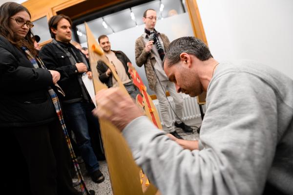 Till Megerle, Limb Loosener - Vienna Art Book Fair (SCHLEUSE, 18.10.2025) Foto: eSeL.at - Joanna Pianka