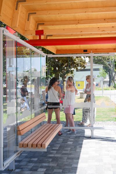 Tracing Spaces - Bus Stop Orth (Orth an der Donau, 27.06.2026) Foto: Joanna Pianka