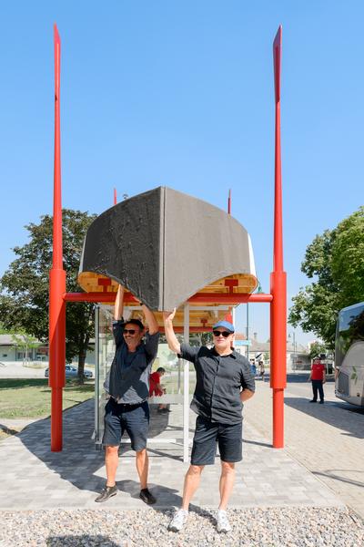 Tracing Spaces - Bus Stop Orth (Orth an der Donau, 27.06.2026) Foto: Joanna Pianka