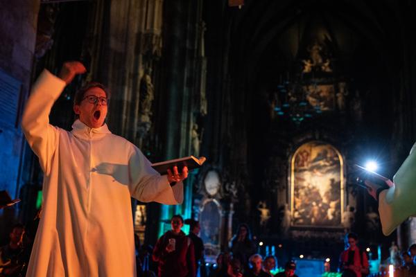 Musik Theater Tage Wien: Uchronia – was wäre wann (Stephansdom, 17.9- 23.9.2026) Foto: eSeL.at - Lorenz Seidler