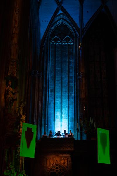 Musik Theater Tage Wien: Uchronia – was wäre wann (Stephansdom, 17.9- 23.9.2026) Foto: eSeL.at - Lorenz Seidler