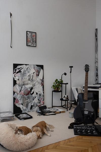 VIENNA ART WEEK 2025: Ernst Lima @ Open Studio Days (1070, 8.11. &amp; 9.11.2025) Foto: eSeL.at - Lorenz Seidler