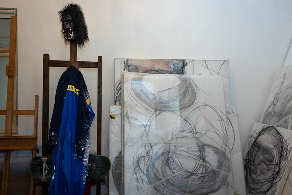 VIENNA ART WEEK 2025: Stylianos Schicho @ Open Studio Days (1070, 8.11. &amp; 9.11.2025) Foto: eSeL.at - Lorenz Seidler