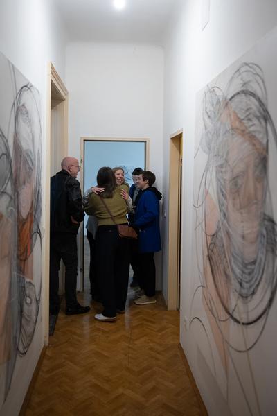 VIENNA ART WEEK 2025: Stylianos Schicho @ Open Studio Days (1070, 8.11. &amp; 9.11.2025) Foto: eSeL.at - Lorenz Seidler