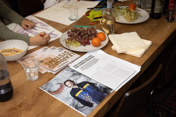 VIENNA ART WEEK 2025: Stylianos Schicho @ Open Studio Days (1070, 8.11. &amp; 9.11.2025) Foto: eSeL.at - Lorenz Seidler