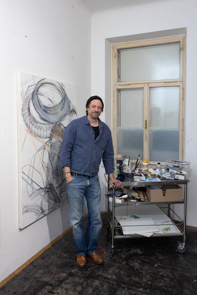 VIENNA ART WEEK 2025: Stylianos Schicho @ Open Studio Days (1070, 8.11. &amp; 9.11.2025) Foto: eSeL.at - Lorenz Seidler