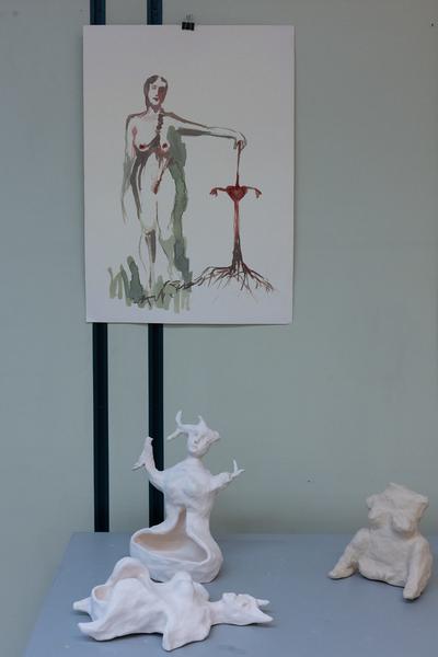 VIENNA ART WEEK 2025: Zahra Khorshidi @ Open Studio Days (WEST 1090, 8.11. &amp; 9.11.2025) Foto: eSeL.at - Lorenz Seidler