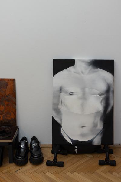 VIENNA ART WEEK 2025: Ernst Lima @ Open Studio Days (1070, 8.11. &amp; 9.11.2025) Foto: eSeL.at - Lorenz Seidler