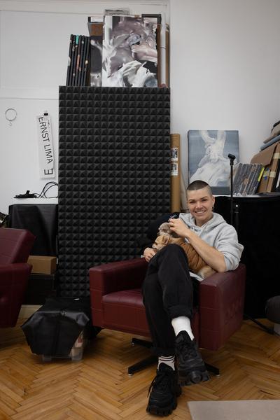 VIENNA ART WEEK 2025: Ernst Lima @ Open Studio Days (1070, 8.11. &amp; 9.11.2025) Foto: eSeL.at - Lorenz Seidler