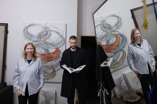 VIENNA ART WEEK 2025: Stylianos Schicho @ Open Studio Days (1070, 8.11. &amp; 9.11.2025) Foto: eSeL.at - Lorenz Seidler