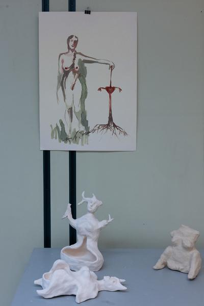 VIENNA ART WEEK 2025: Zahra Khorshidi @ Open Studio Days (WEST 1090, 8.11. &amp; 9.11.2025) Foto: eSeL.at - Lorenz Seidler