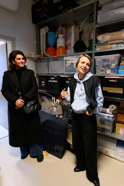 VIENNA ART WEEK 2025: Anna Lerchbaumer @ Open Studio Days (8.11. &amp; 9.11.2025) Foto: eSeL.at - Joanna Pianka