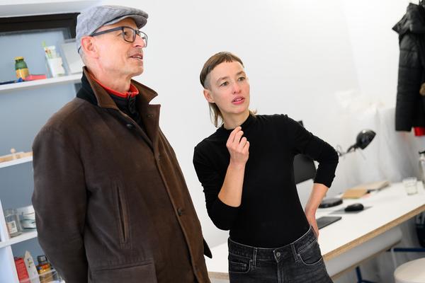 VIENNA ART WEEK 2025: Anja Nowak @ Open Studio Days (8.11. &amp; 9.11.2025) Foto: eSeL.at - Joanna Pianka