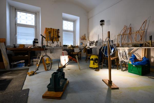 VIENNA ART WEEK 2025: Margit Busch @ Open Studio Days (8.11. &amp; 9.11.2025) Foto: eSeL.at - Joanna Pianka