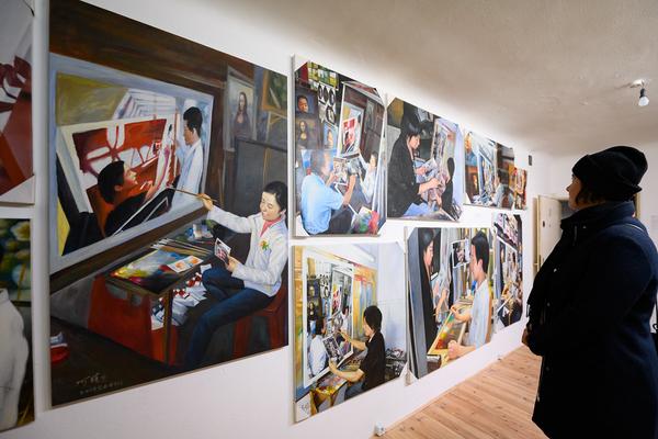 VIENNA ART WEEK 2025: Gerald Straub &amp; Matthias Meinharter @ Open Studio Days (8.11. &amp; 9.11.2025) Foto: eSeL.at - Joanna Pianka