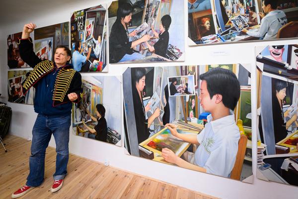 VIENNA ART WEEK 2025: Gerald Straub &amp; Matthias Meinharter @ Open Studio Days (8.11. &amp; 9.11.2025) Foto: eSeL.at - Joanna Pianka