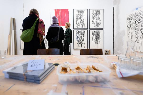 VIENNA ART WEEK 2025: Sofia Goscinski @ Open Studio Days (8.11. &amp; 9.11.2025) Foto: eSeL.at - Joanna Pianka