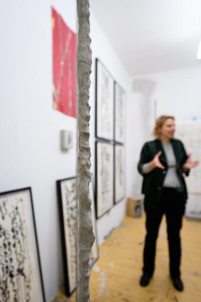 VIENNA ART WEEK 2025: Sofia Goscinski @ Open Studio Days (8.11. &amp; 9.11.2025) Foto: eSeL.at - Joanna Pianka