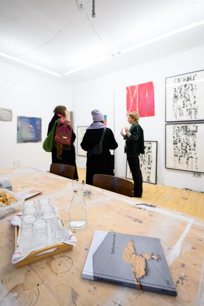 VIENNA ART WEEK 2025: Sofia Goscinski @ Open Studio Days (8.11. &amp; 9.11.2025) Foto: eSeL.at - Joanna Pianka