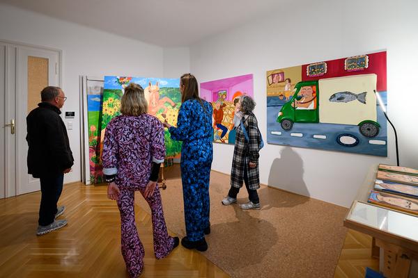 VIENNA ART WEEK 2025: Katharina Huemer @ Open Studio Days (8.11. &amp; 9.11.2025) Foto: eSeL.at - Joanna Pianka