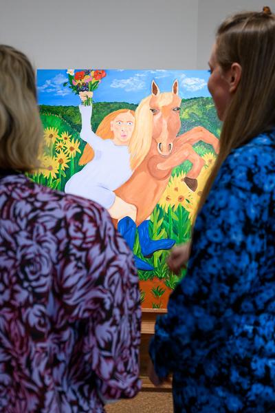 VIENNA ART WEEK 2025: Katharina Huemer @ Open Studio Days (8.11. &amp; 9.11.2025) Foto: eSeL.at - Joanna Pianka