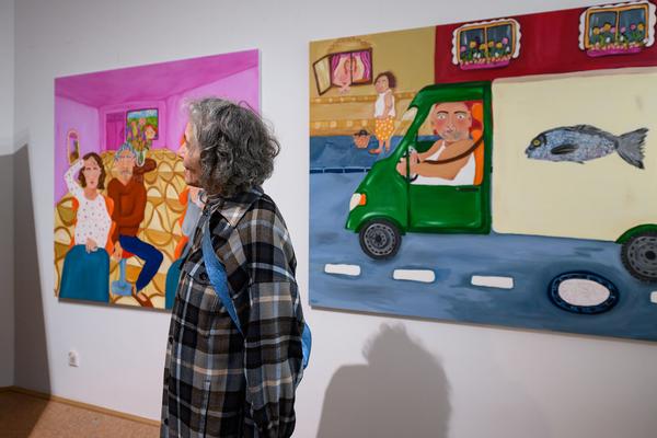 VIENNA ART WEEK 2025: Katharina Huemer @ Open Studio Days (8.11. &amp; 9.11.2025) Foto: eSeL.at - Joanna Pianka