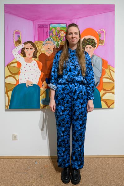 VIENNA ART WEEK 2025: Katharina Huemer @ Open Studio Days (8.11. &amp; 9.11.2025) Foto: eSeL.at - Joanna Pianka