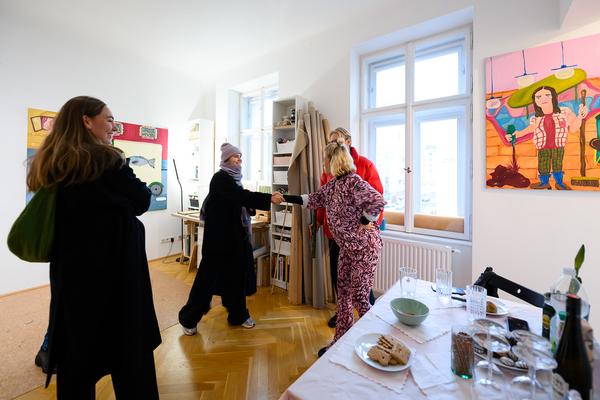 VIENNA ART WEEK 2025: Katharina Huemer @ Open Studio Days (8.11. &amp; 9.11.2025) Foto: eSeL.at - Joanna Pianka