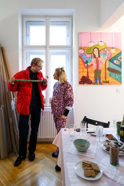 VIENNA ART WEEK 2025: Katharina Huemer @ Open Studio Days (8.11. &amp; 9.11.2025) Foto: eSeL.at - Joanna Pianka