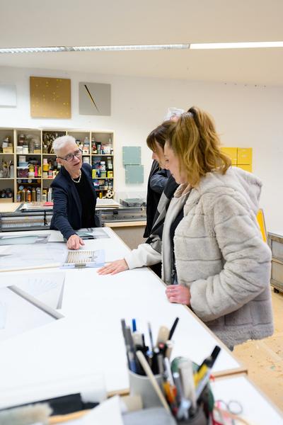 VIENNA ART WEEK 2025: Barbara Höller @ Open Studio Days (8.11. &amp; 9.11.2025) Foto: eSeL.at - Joanna Pianka