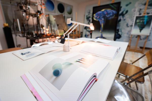 VIENNA ART WEEK 2025: Alina Kunitsyna @ Open Studio Days (8.11. &amp; 9.11.2025) Foto: eSeL.at - Joanna Pianka