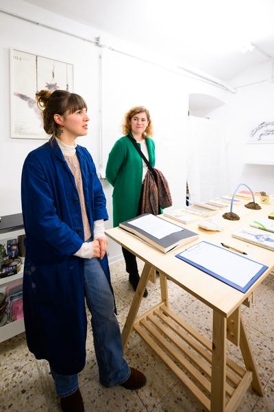 VIENNA ART WEEK 2025: Ivana Lazić @ Open Studio Days (8.11. &amp; 9.11.2025) Foto: eSeL.at - Joanna Pianka