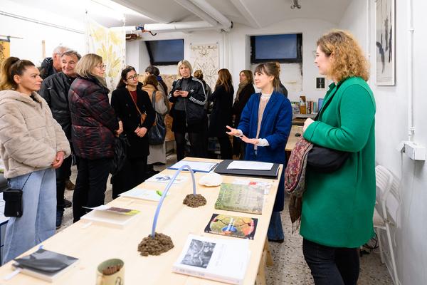 VIENNA ART WEEK 2025: Ivana Lazić @ Open Studio Days (8.11. &amp; 9.11.2025) Foto: eSeL.at - Joanna Pianka