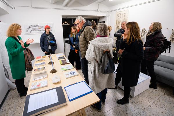 VIENNA ART WEEK 2025: Ivana Lazić @ Open Studio Days (8.11. &amp; 9.11.2025) Foto: eSeL.at - Joanna Pianka